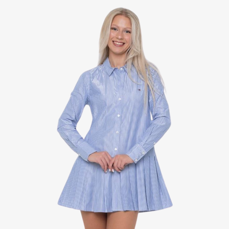 white christmas dresses Denim Bodycon Mini Dress – Qurves Boutique main image 0