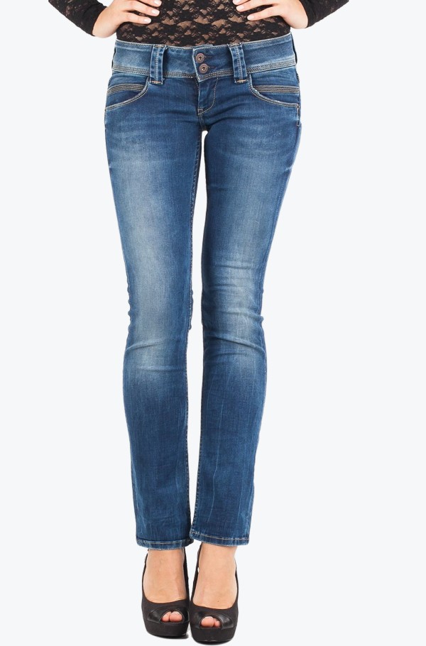Sininen 5 Farkut Venus Jeans, Nainen Farkut Sininen 5 Farkut Pepe Nainen Farkut | Denim Dream verkkokauppa