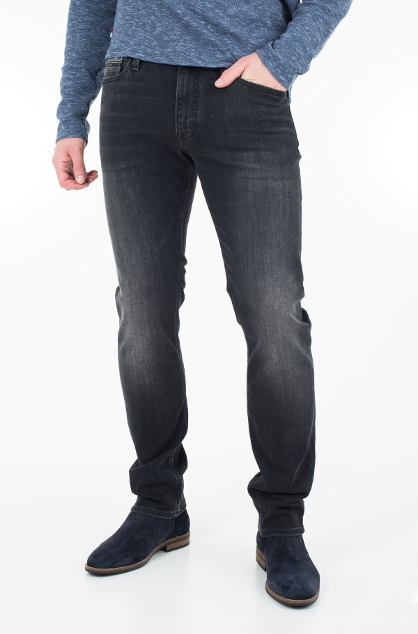 Calvin klein slim straight black outlet jeans