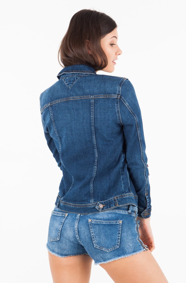 Vivianne Slim Trucker 1a5 Mid Blue Denim