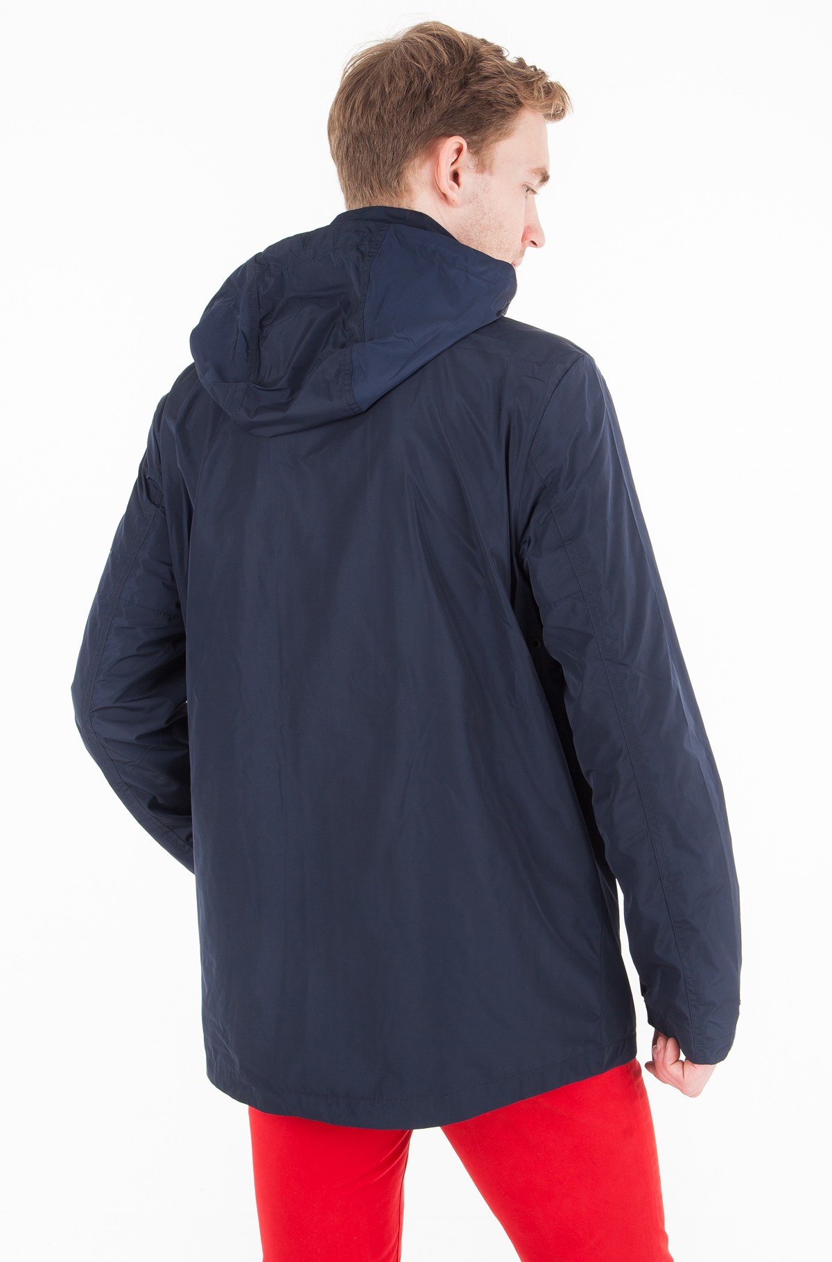 hooded tech jacket tommy hilfiger