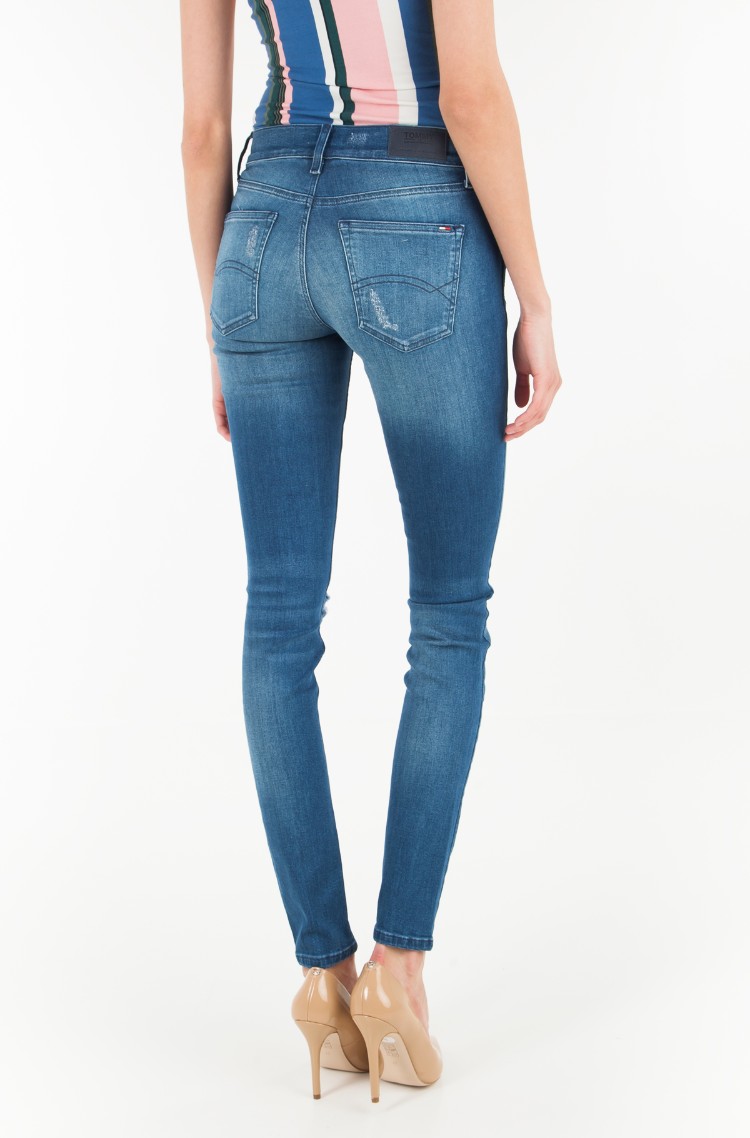 tommy jeans mid rise skinny nora