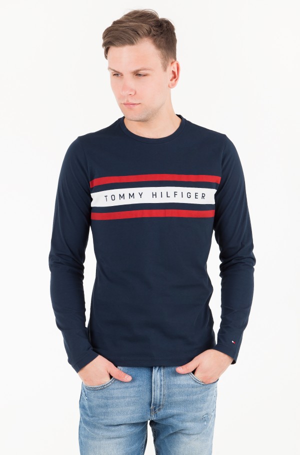 Tommy hilfiger logo band tee outlet