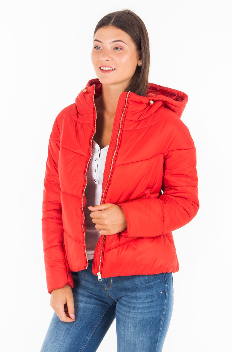 tommy hilfiger red jacket womens