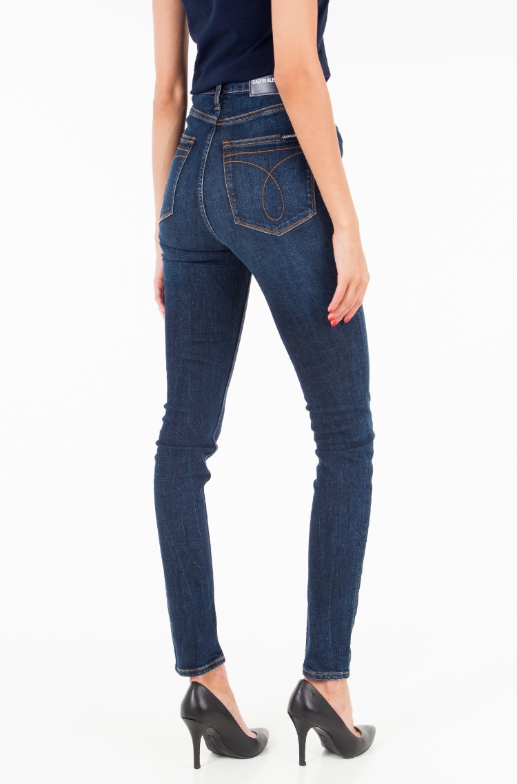calvin klein jeans high rise skinny