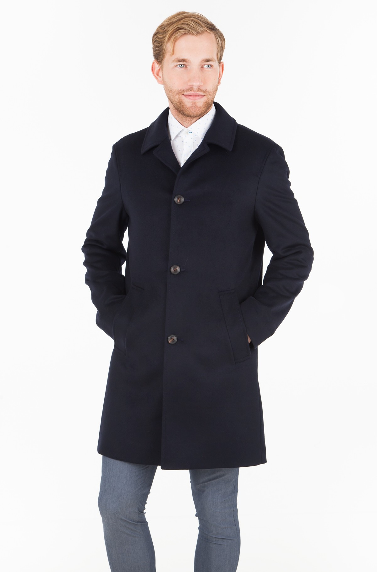 tommy hilfiger wool blend coat