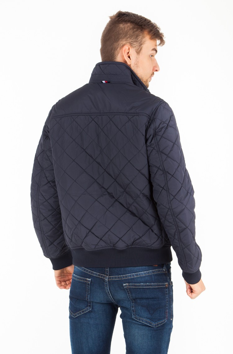 tommy jeans stripe padded jacket