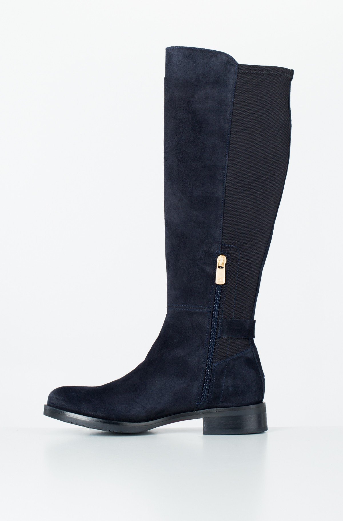 tommy hilfiger buckle high boot stretch