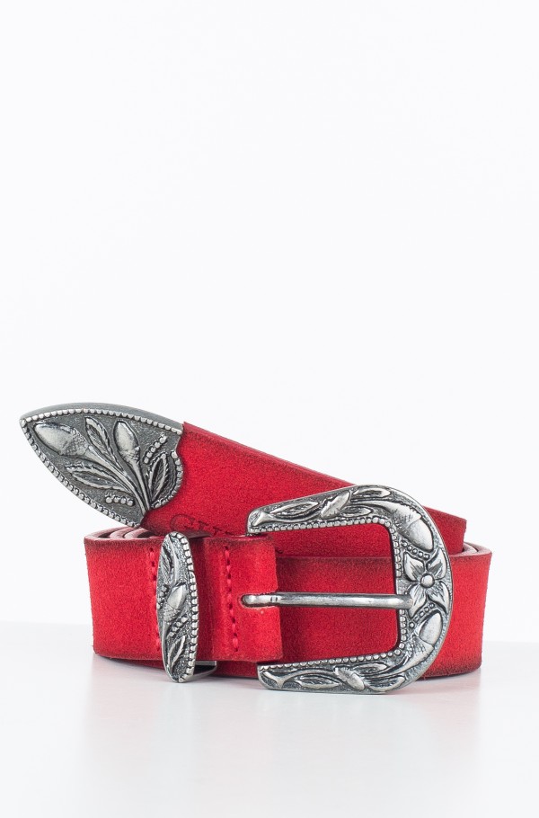 Guess belt outlet red