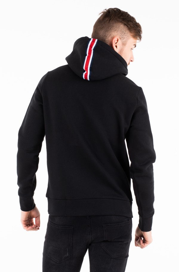 Black Hoodie LEWIS HAMILTON FLAG LOGO HOODY