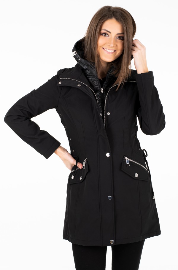 Guess black parka best sale