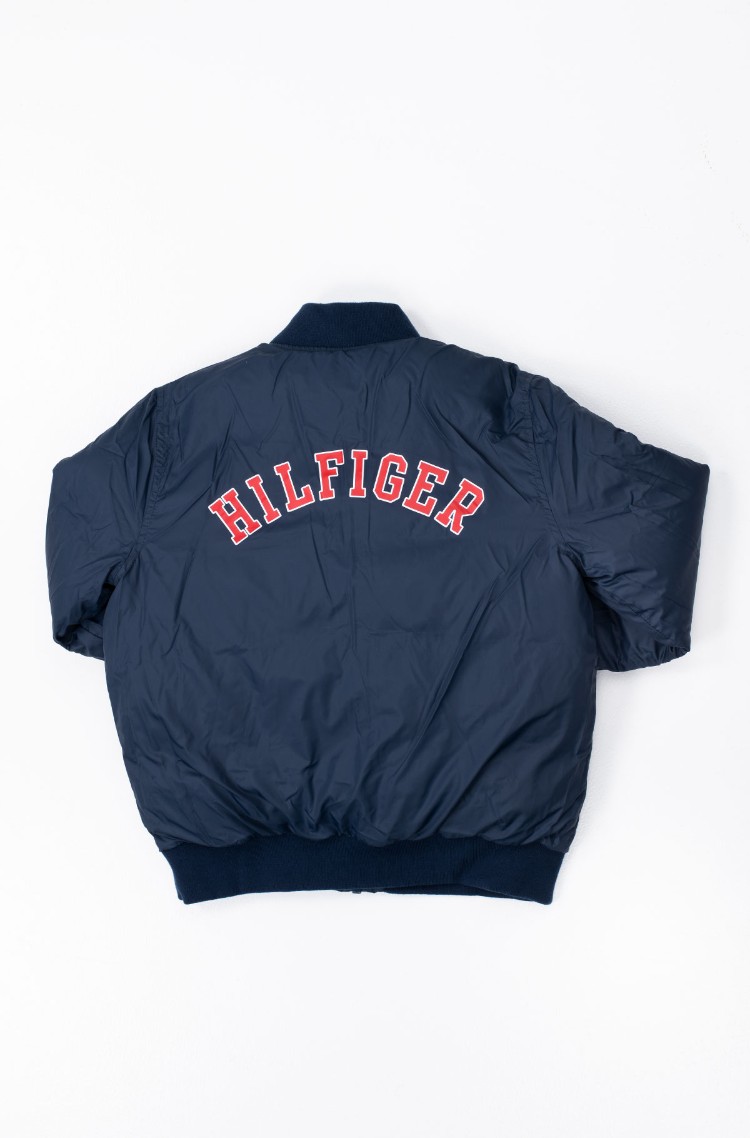 tommy hilfiger jacket colorblock puffer