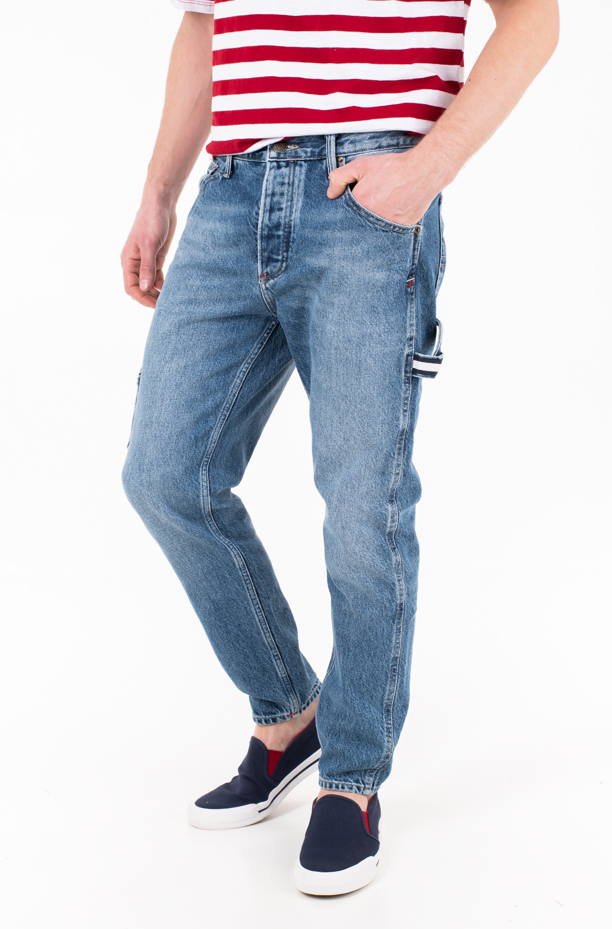 tapered carpenter jeans