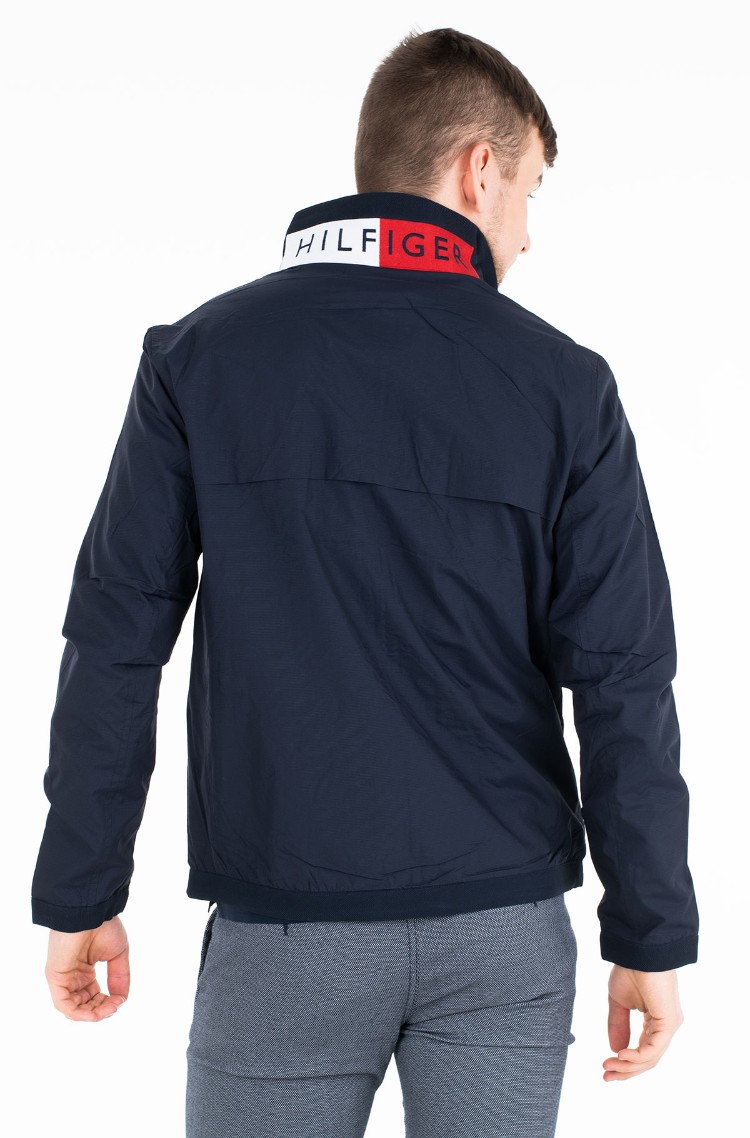 red white zip jacket tommy hilfiger