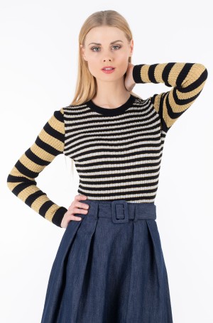 Džemperis ZENDAYA STRIPE LUREX TOP LS-1