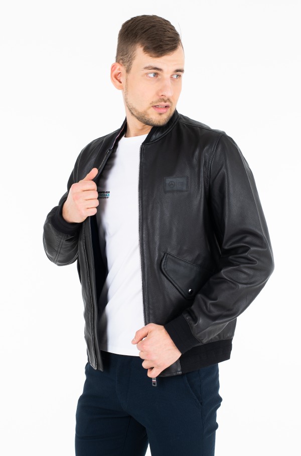 Mercedes benz leather outlet jacket