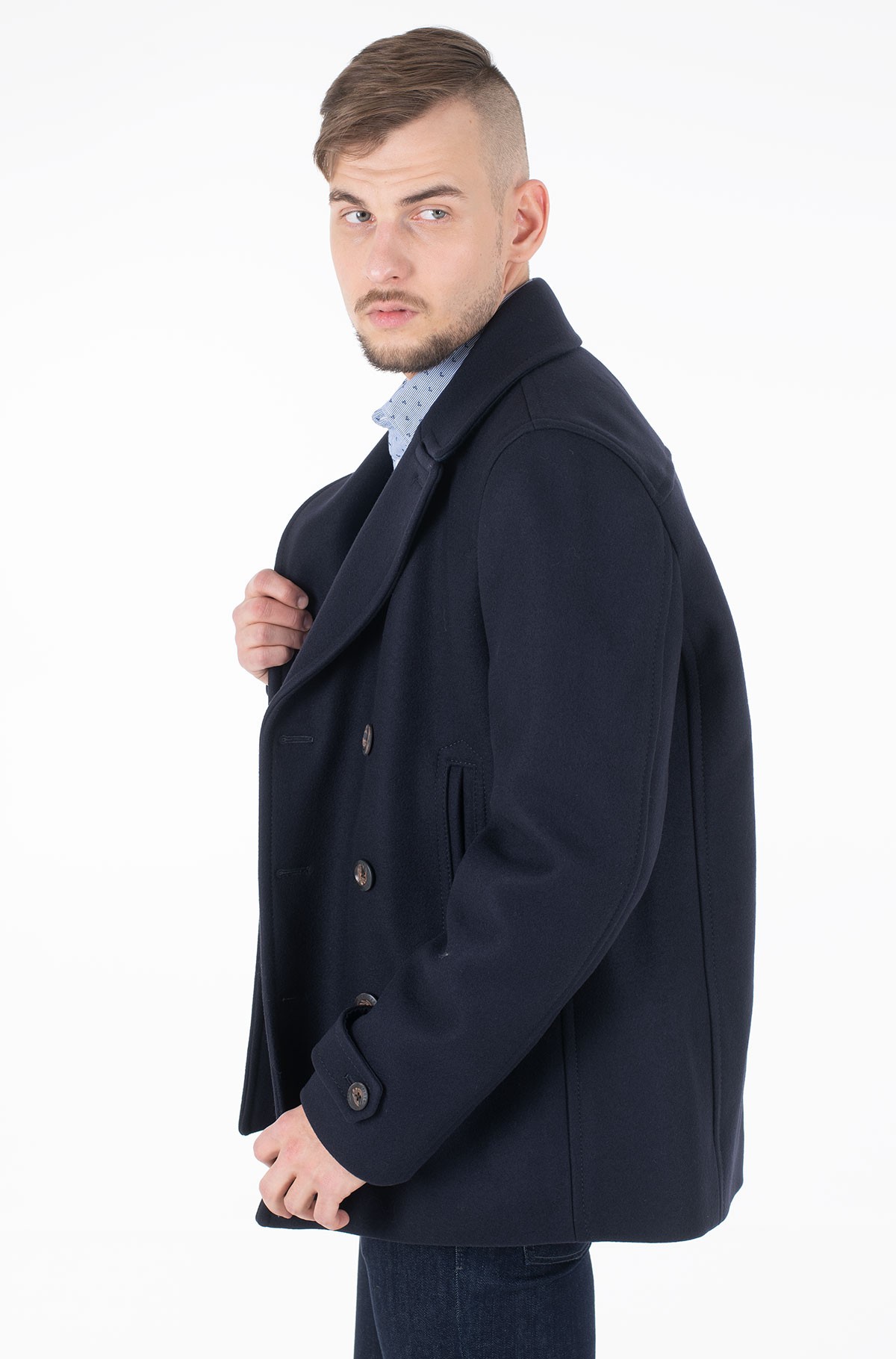 tommy hilfiger padded peacoat