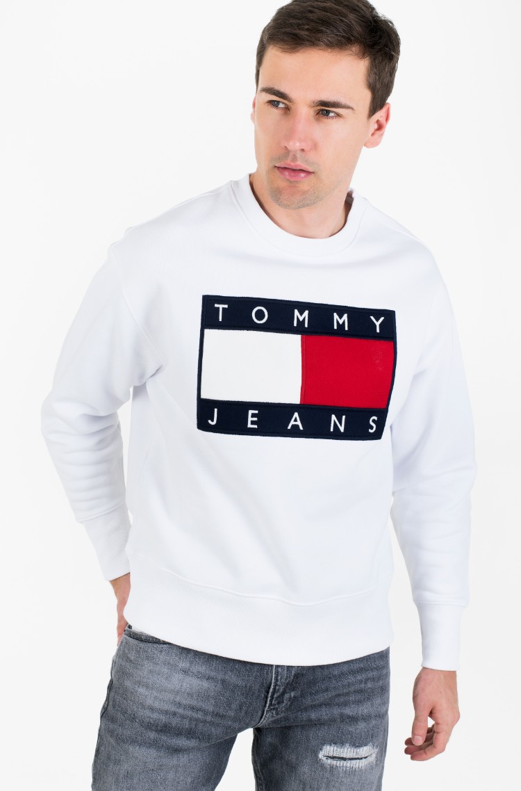 white tommy jeans sweatshirt