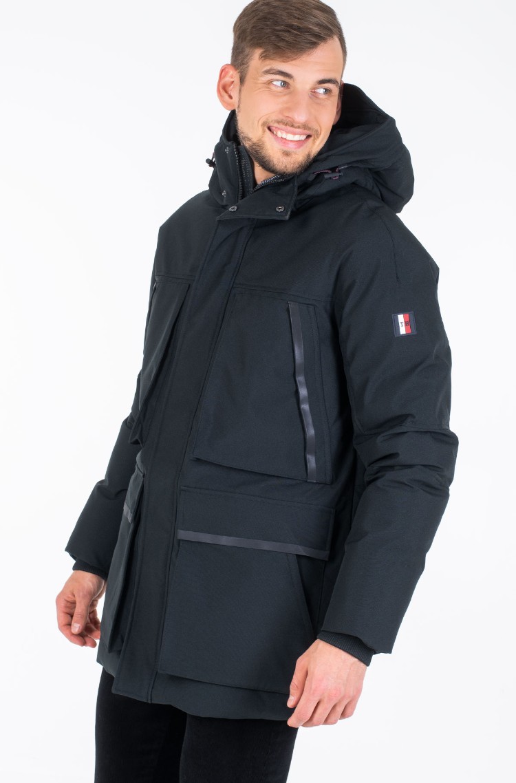 tommy hilfiger heavy canvas down parka