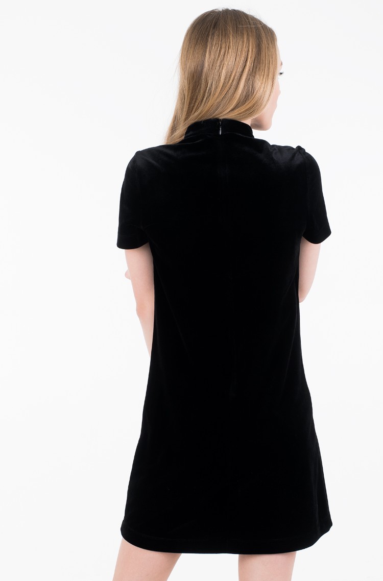 short black sequin dress with sleeves CALVIN KLEIN 205W39NYC Size 4 Black Navy Cotton Color Block Shift Dres –  Sui Generis Designer Consignment main image 0