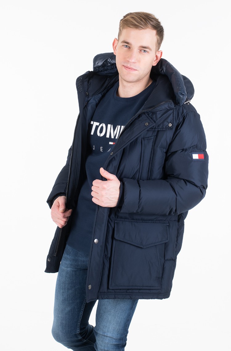 tommy jeans hooded parka