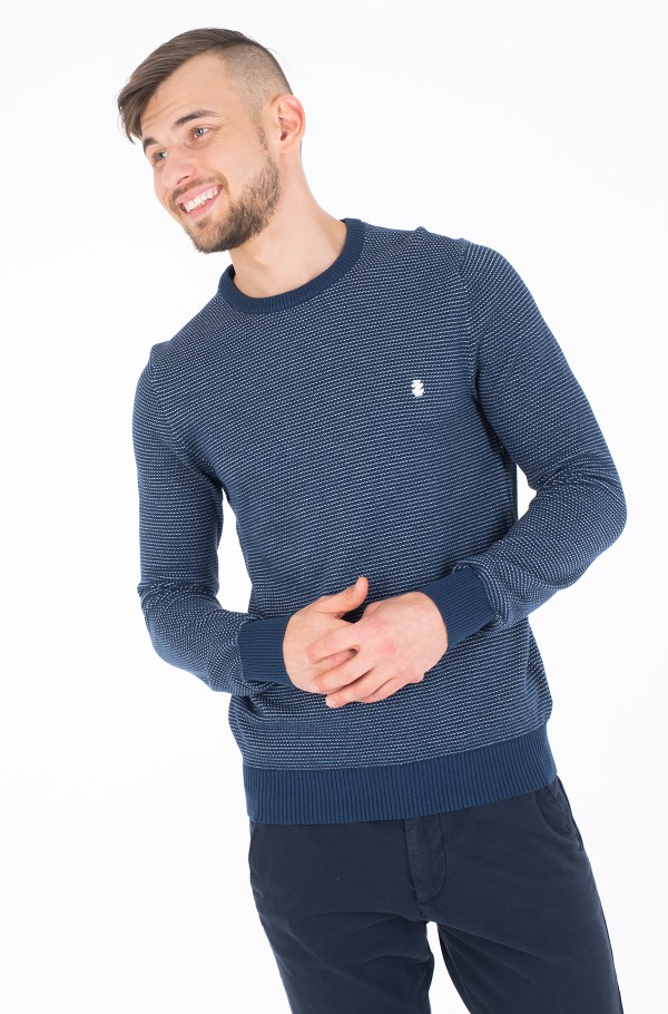 412 Sweater JACQUARD CREW NECK SWEATER IZOD Knitwear 412 Sweater JACQUARD CREW NECK SWEATER IZOD Knitwear Denim Dream E pood