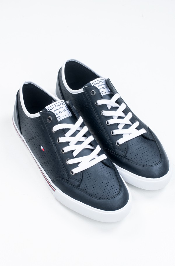 Tommy hilfiger core deals corporate leather sneaker