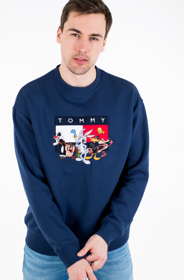 Tommy jeans x best sale looney tunes crew sweat