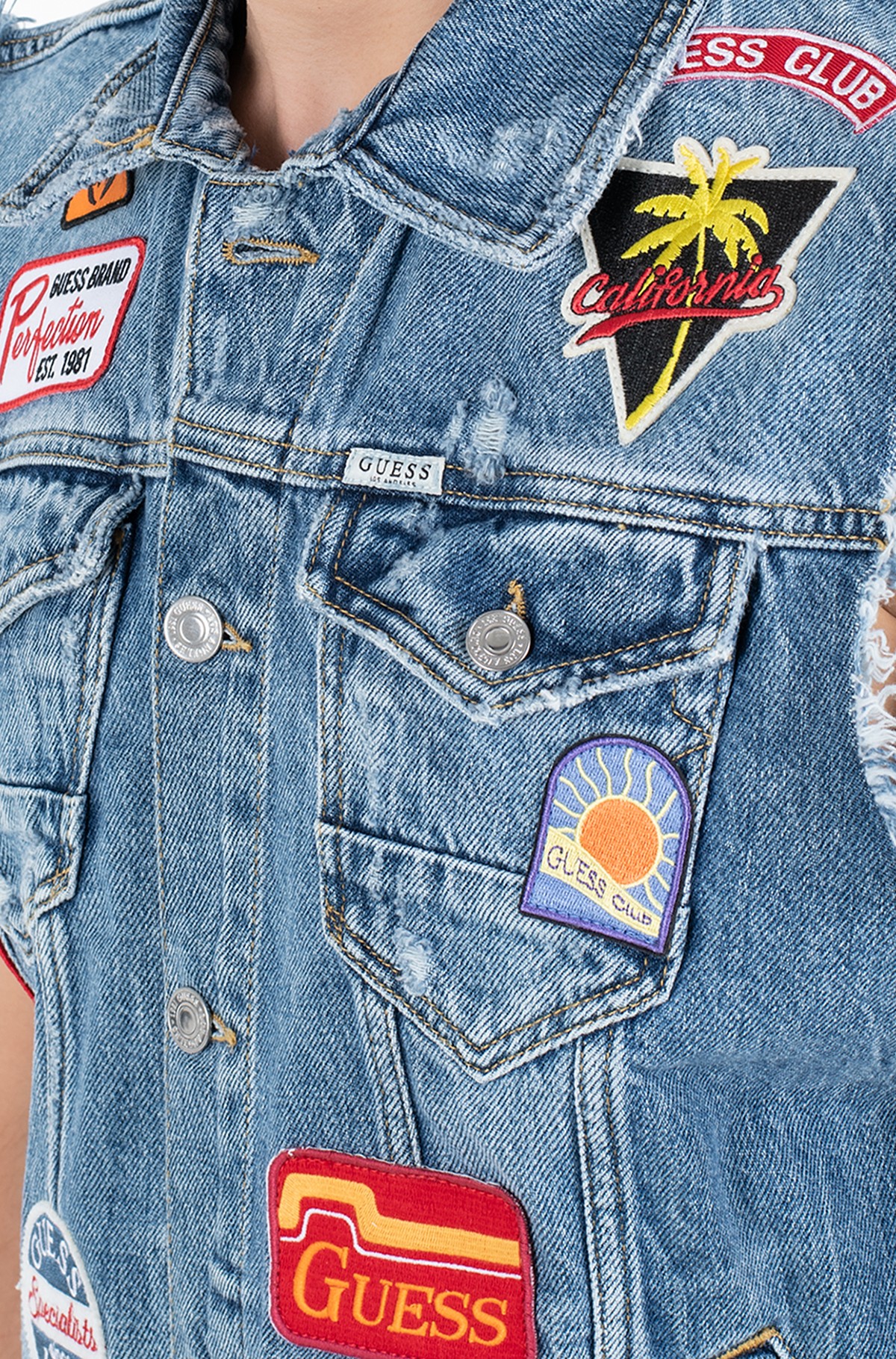 Teksavest M02n07 D3zj2 Guess Product Meeste Vestid Denim Dream E Pood