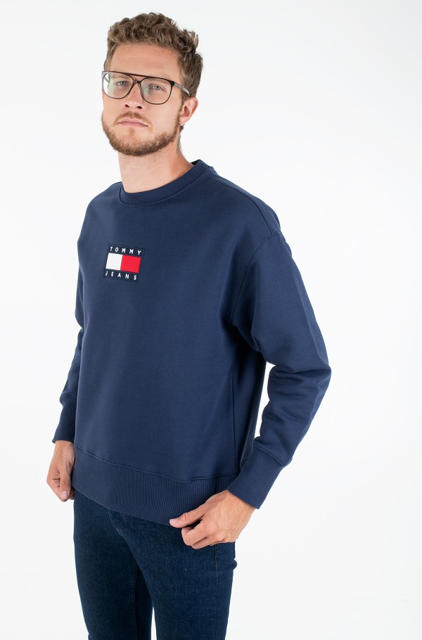 Tommy jeans flag on sale crew