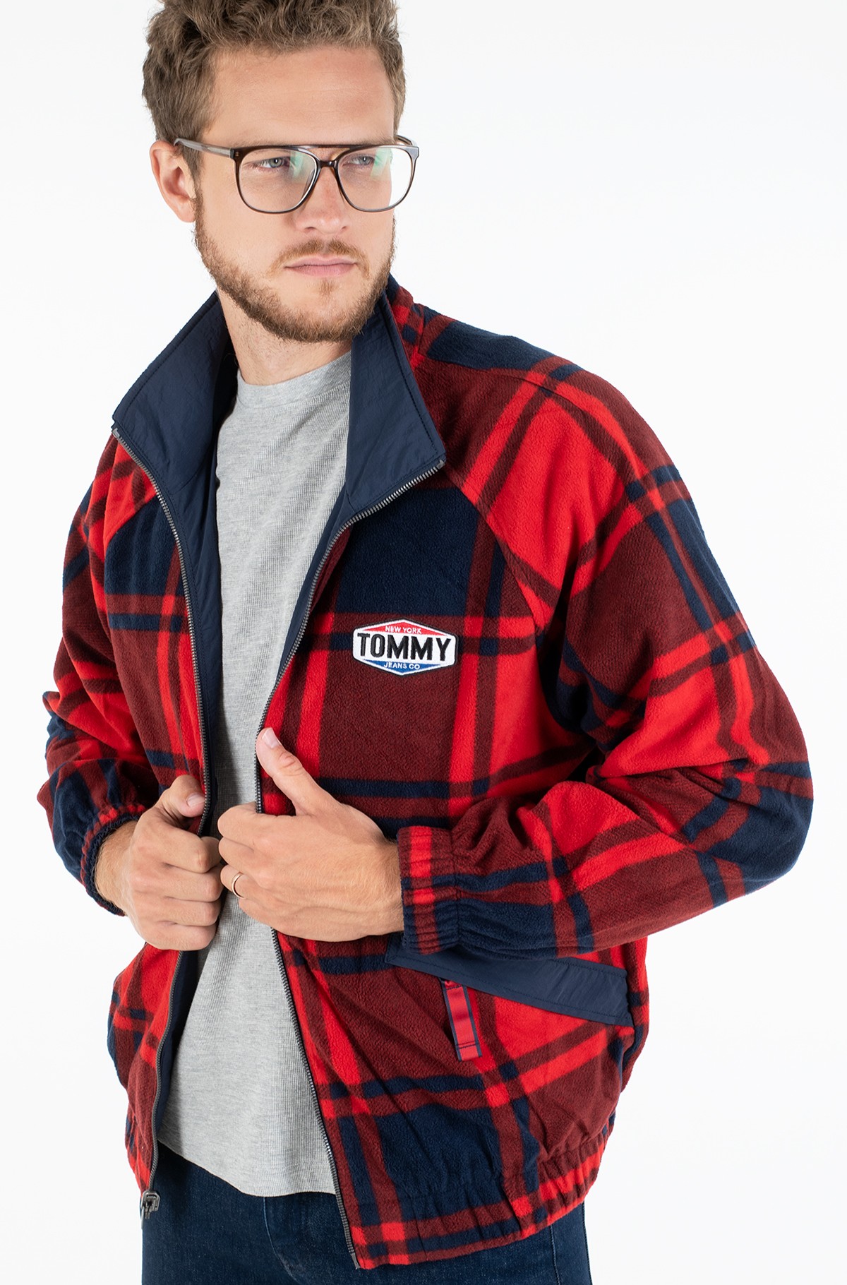 Jope Tjm Reversible Plaid Jacket Tommy Jeans Product Meeste Joped Denim Dream E Pood