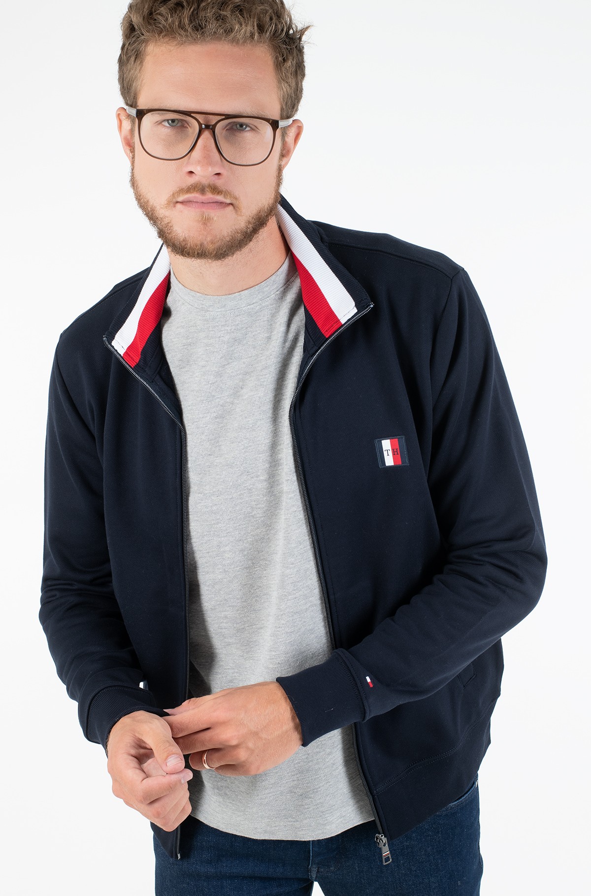 tommy hilfiger global stripe hoodie