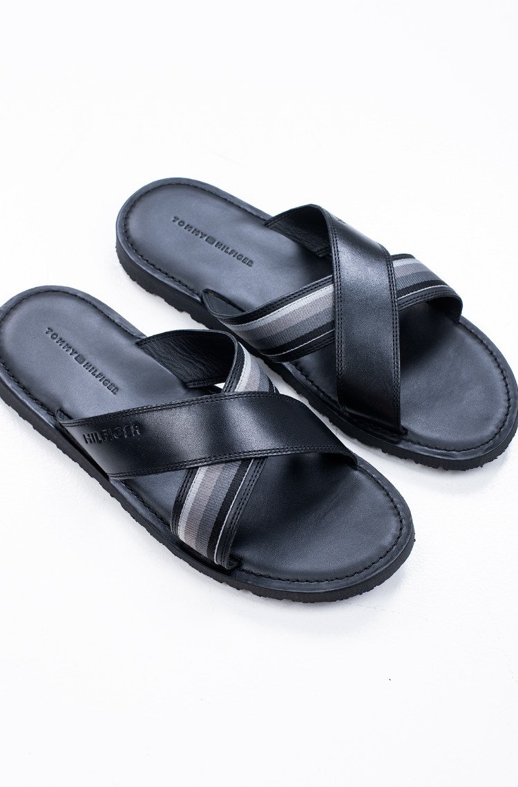 Black1 Flip-flops CRISS CROSS LEATHER SANDAL Tommy Hilfiger, Flip-flops & sandals black1 Flip-flops CRISS SANDAL Tommy Flip-flops & sandals | Denim Dream