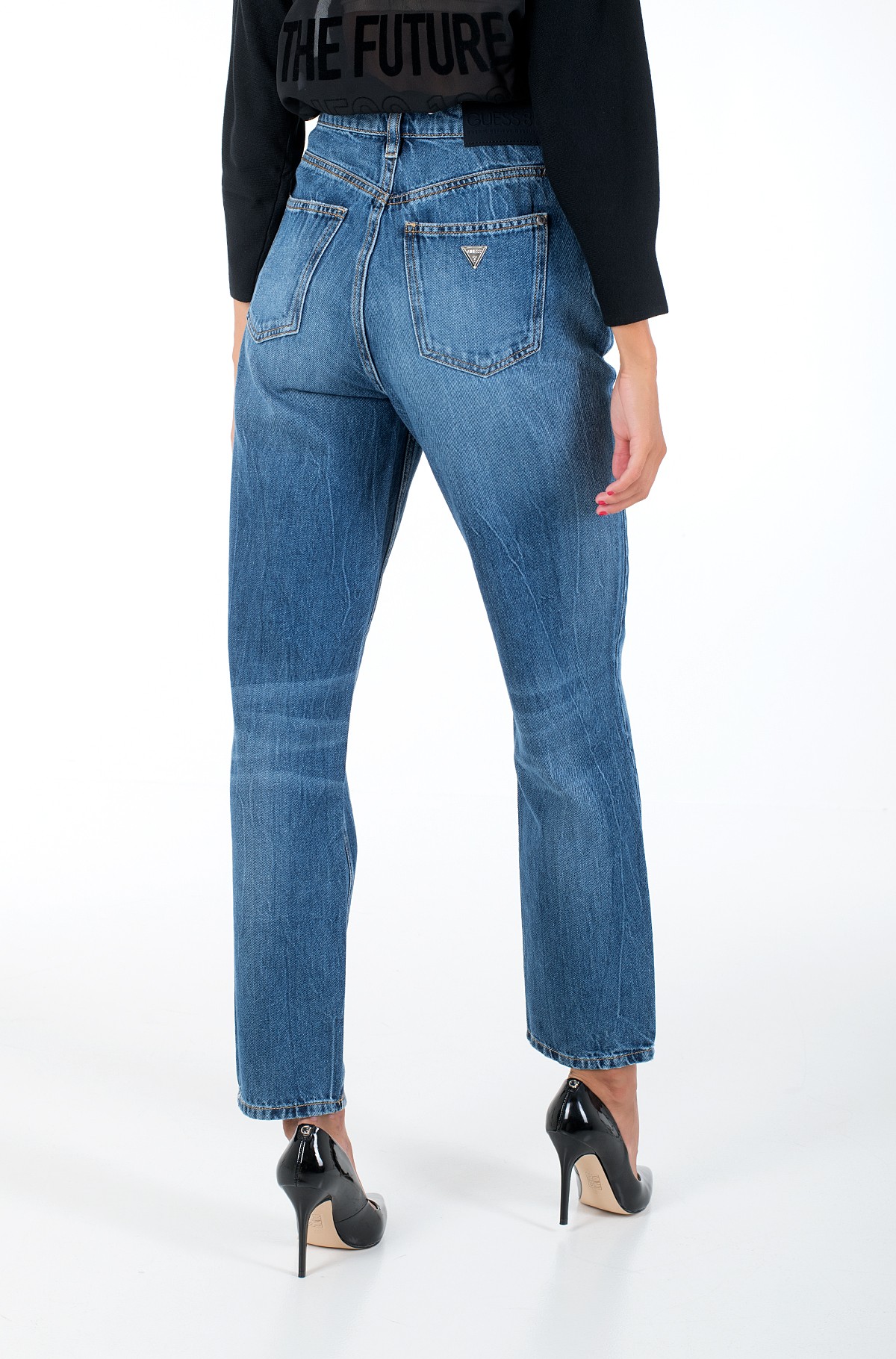 Teksapuksid W0ya21 D3y08 Guess Product Naiste Teksapuksid Denim Dream E Pood