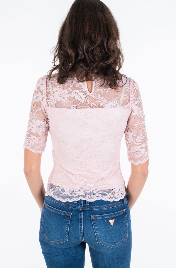 Pink1 Lace blouse W0YP0A K9VP0 Guess, Blouses | Denim Dream