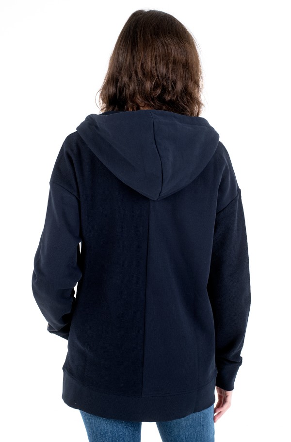 ICON RELAXED ZIP THROUGH HOODIE-hover