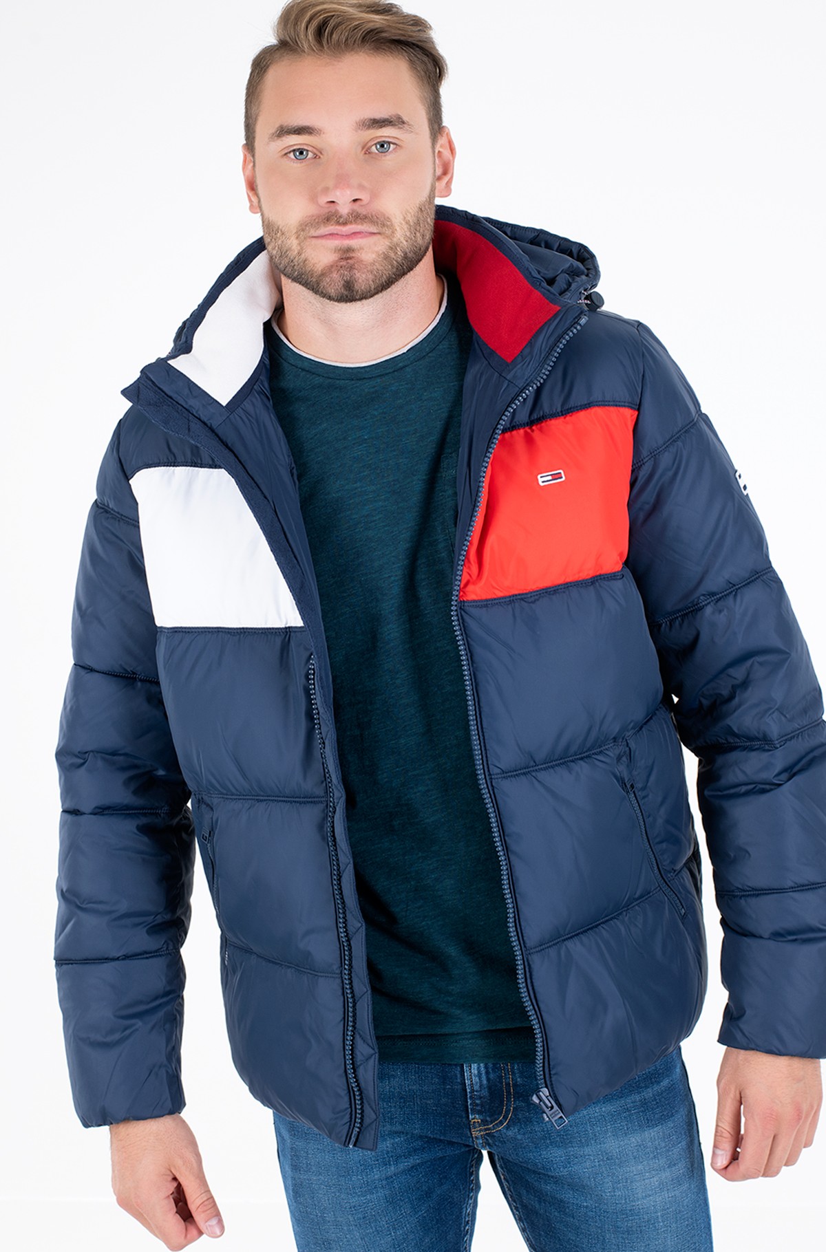 tjm colorblock padded jacket