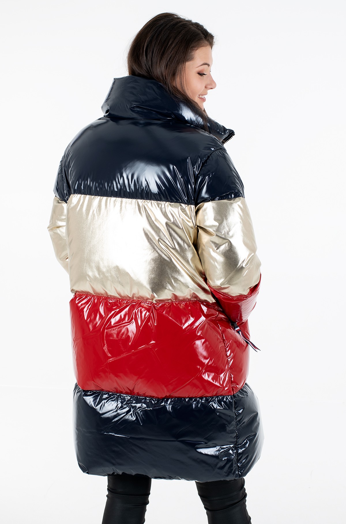 tommy hilfiger maxi down coat