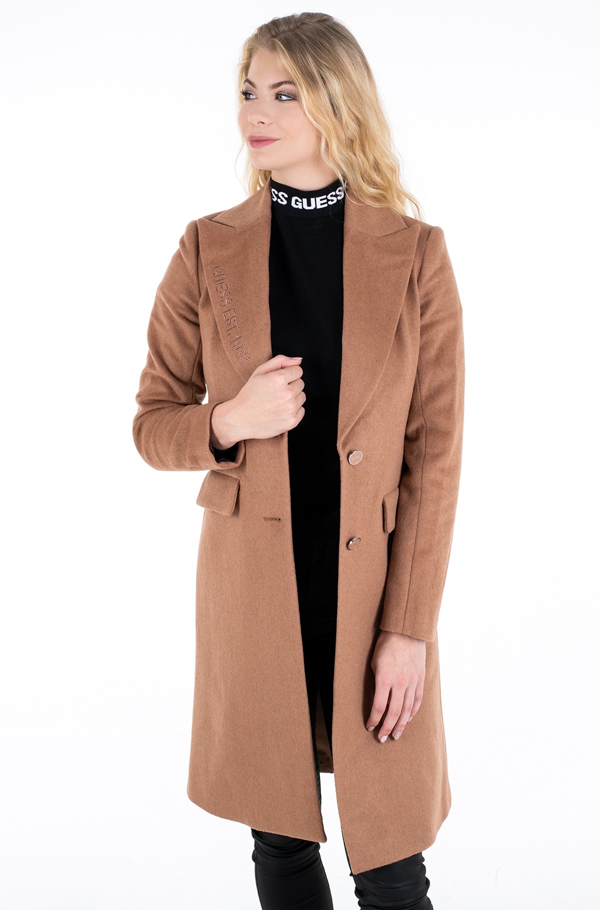 guess teddy coat