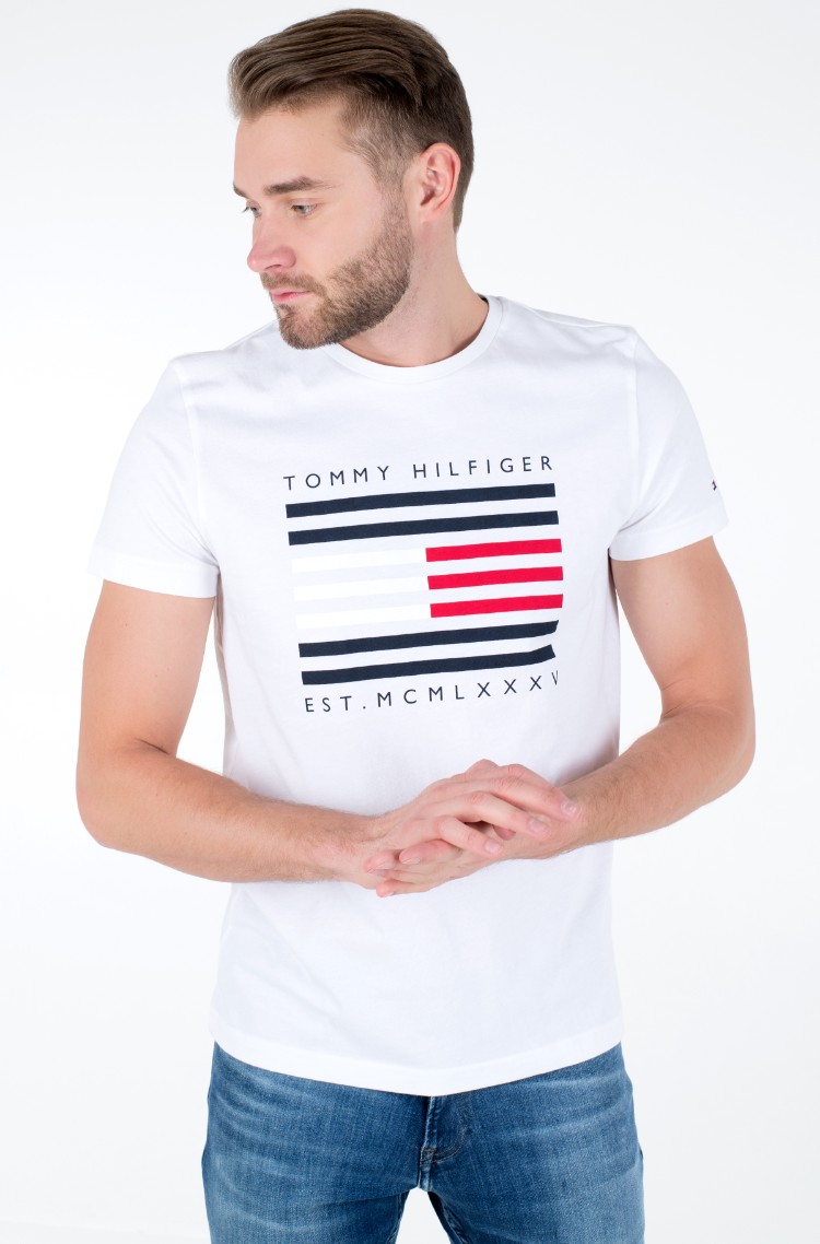 tommy hilfiger corp flag tee