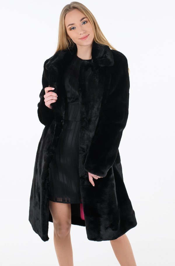 black1 Fur coat W0BL1F WAPL0 Guess Coats black1 Fur coat W0BL1F WAPL0 Guess Coats Denim Dream E pood