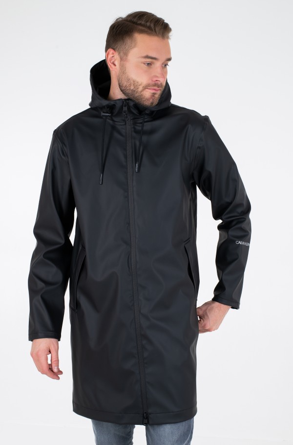 Calvin klein black clearance raincoat