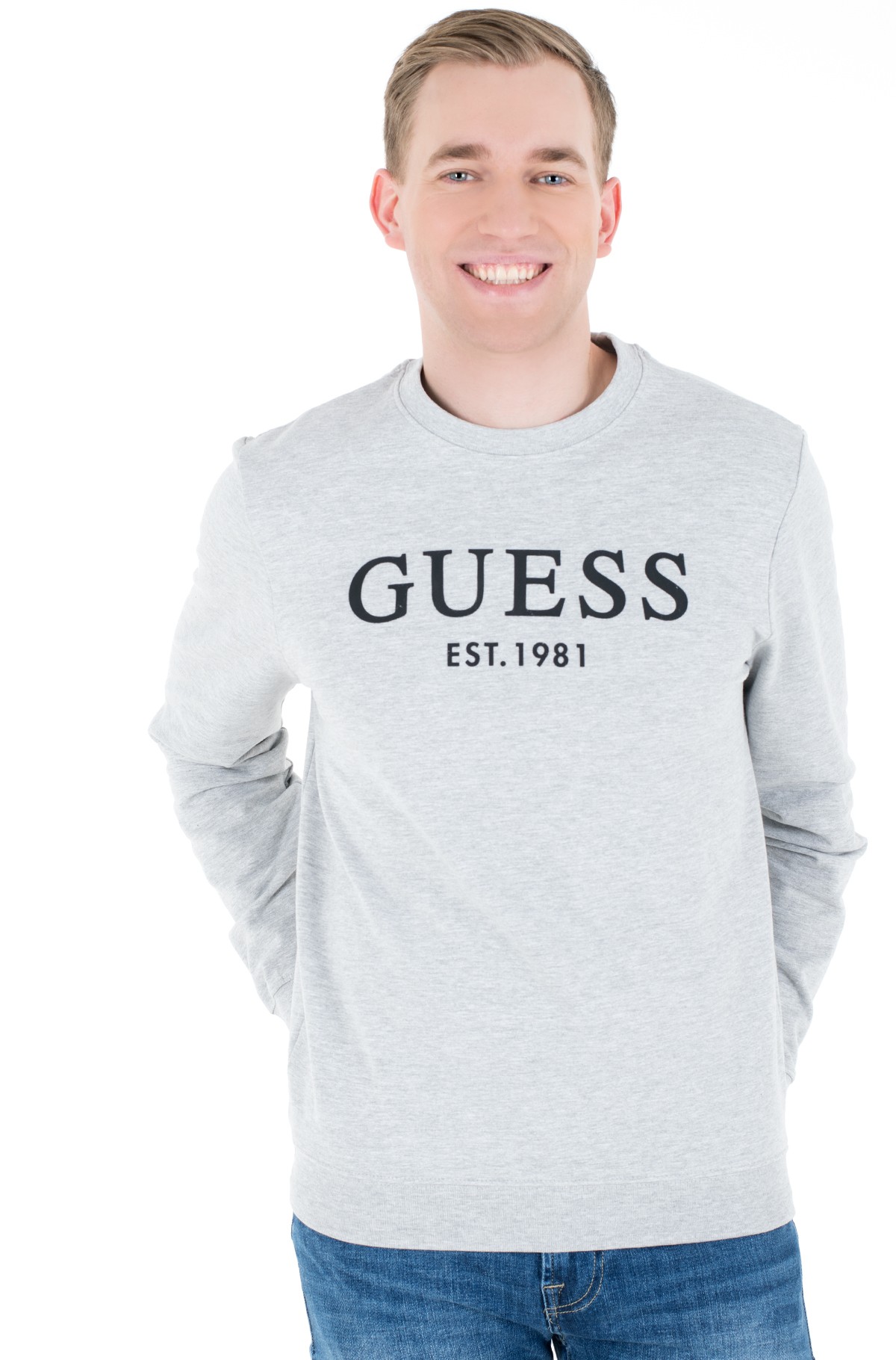 Grey 1 Hoodie M1rq08 K7on1 Guess Mens Sweatshirts Denim Dream E Pood