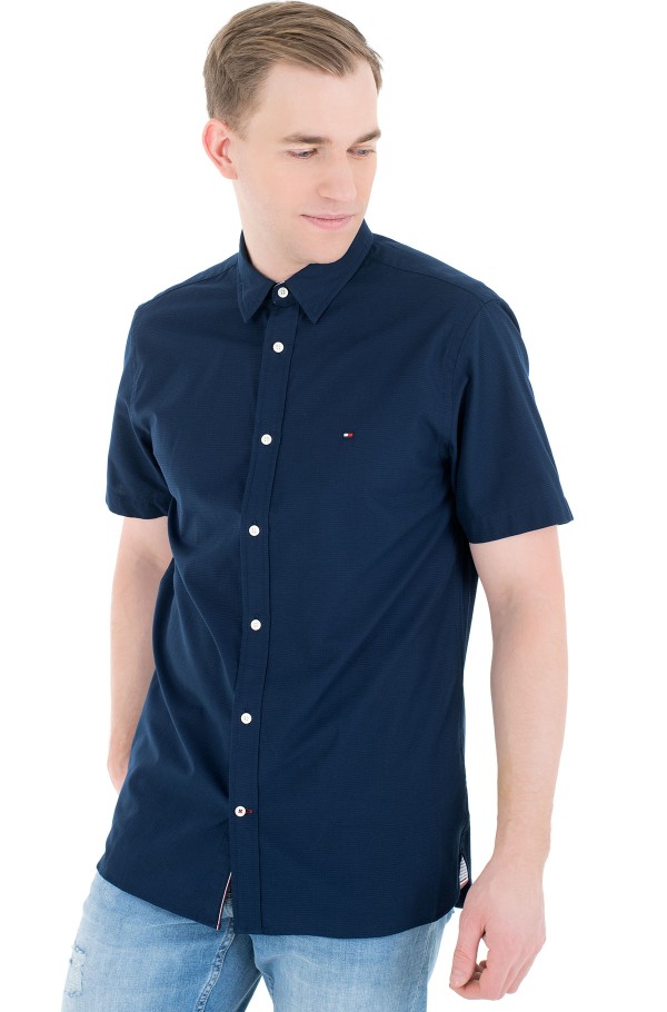 GRID DOBBY SHIRT S/S