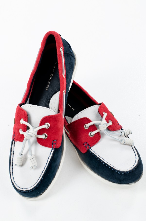 Tommy hilfiger hot sale loafers red