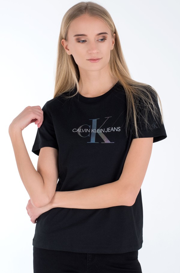 Calvin Klein Jeans REFLECTIVE MONOGRAM SHORTS Black - Fast delivery