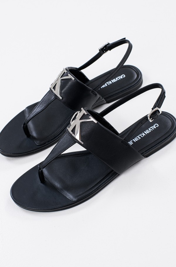 Calvin Klein Women's Millia Casual Square Toe Flats Sandals Women's Shoes |  Smart Closet