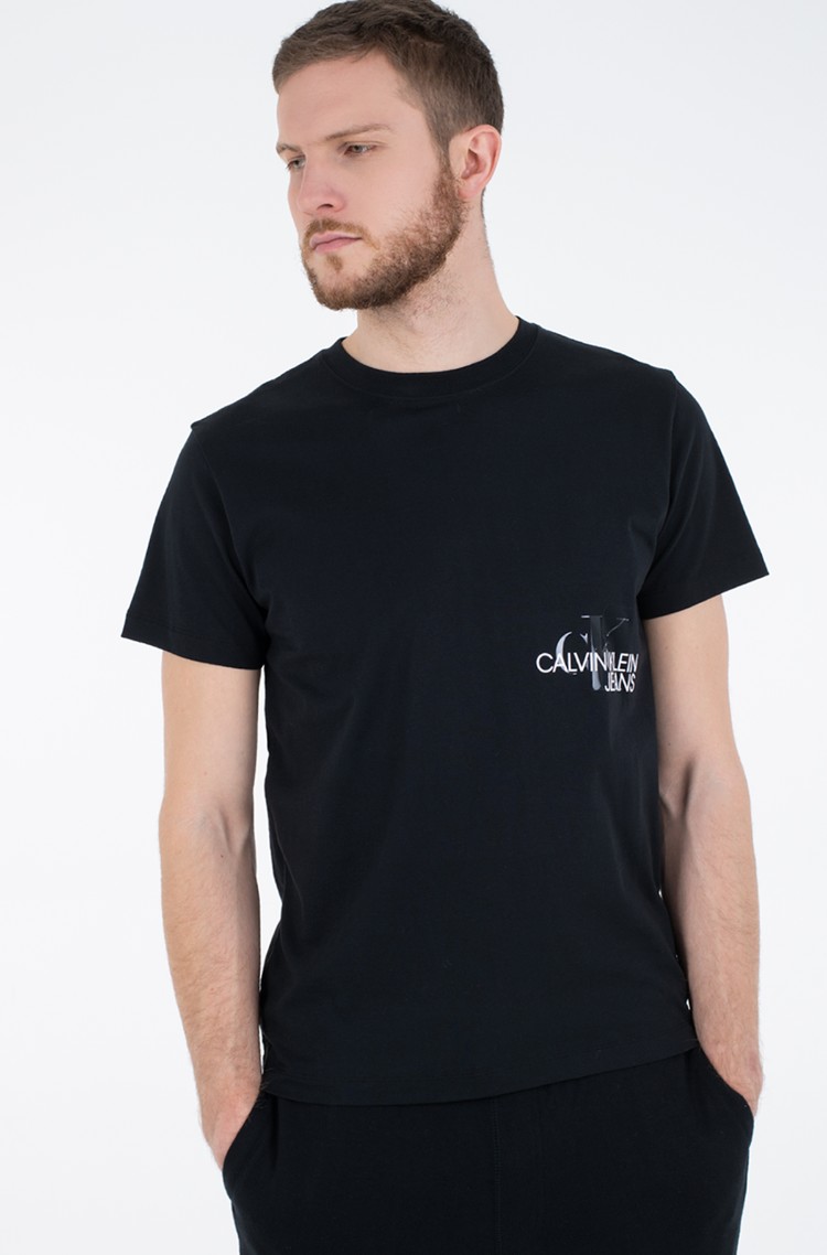 Black T-shirt CK MONOGRAM CLEAR PRINT TEE Calvin Klein, Short-sleeved black  T-shirt CK MONOGRAM CLEAR PRINT TEE Calvin Klein, Short-sleeved | Denim  Dream E-pood