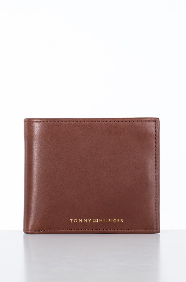 tommy hilfiger leather brown casual regular wallet