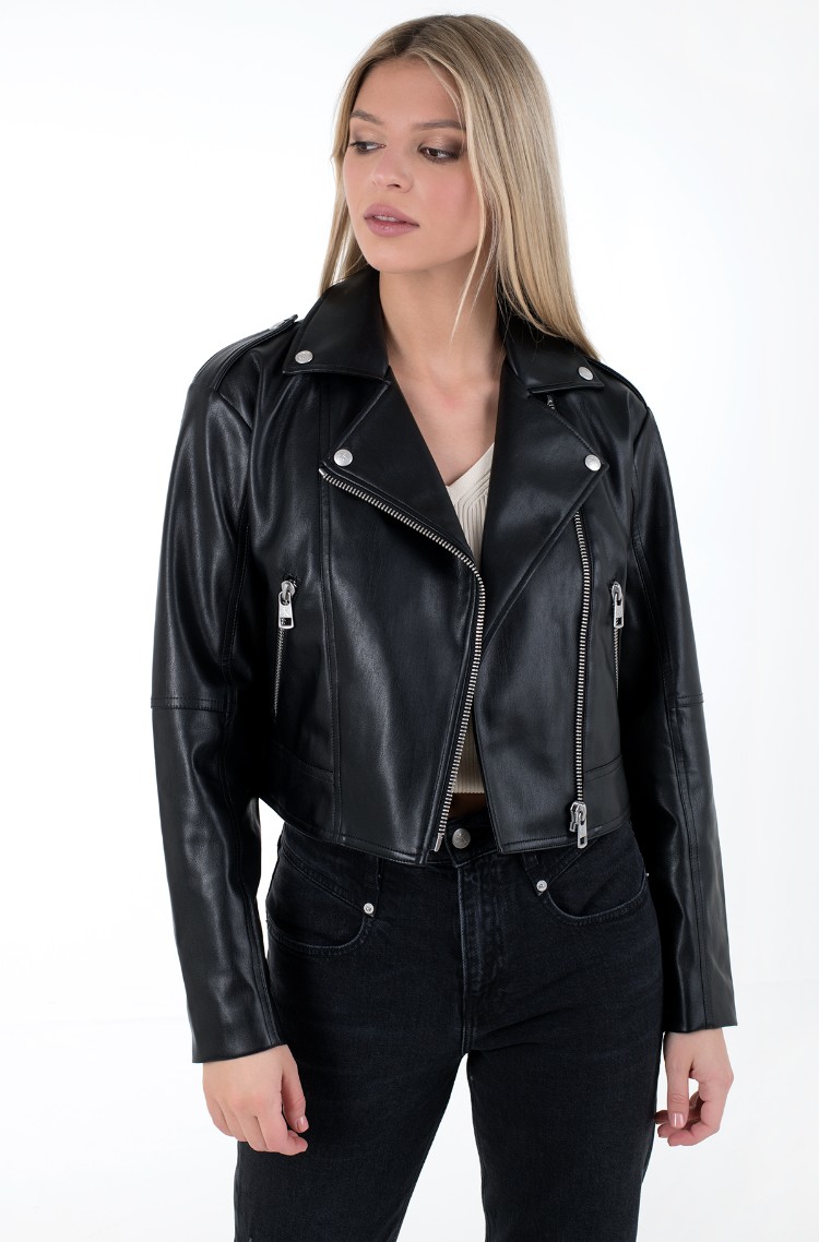 Leather jacket FAUX LEATHER BIKER JACKET Calvin Klein, Leather jackets  Leather jacket FAUX LEATHER BIKER JACKET Calvin Klein, Leather jackets |  Denim Dream e-store